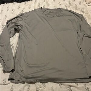 BYLT Basics Men's Long Sleeve Performance Shirt - Light Gray